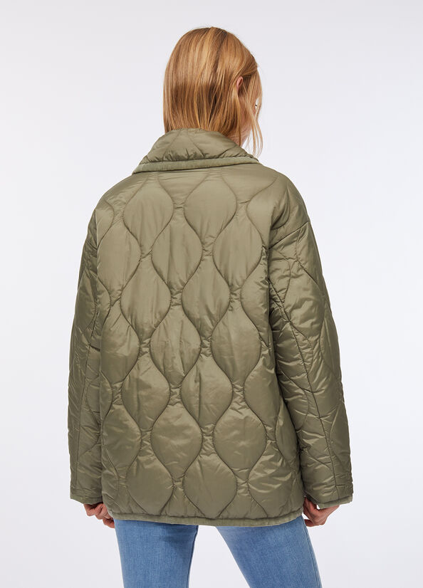 Caban in nylon trapuntato