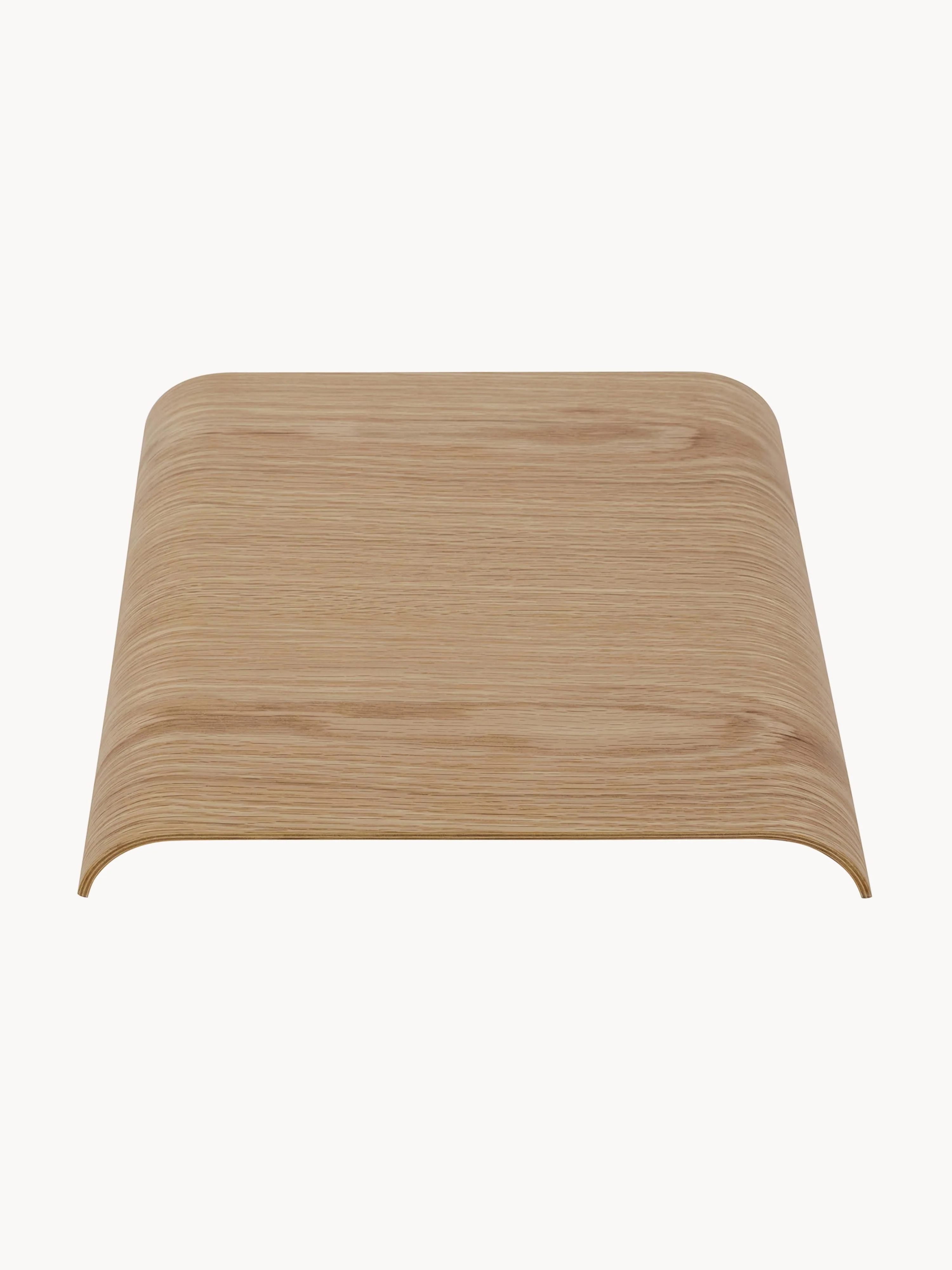 Eichenholz-Platte Curva für Hocker