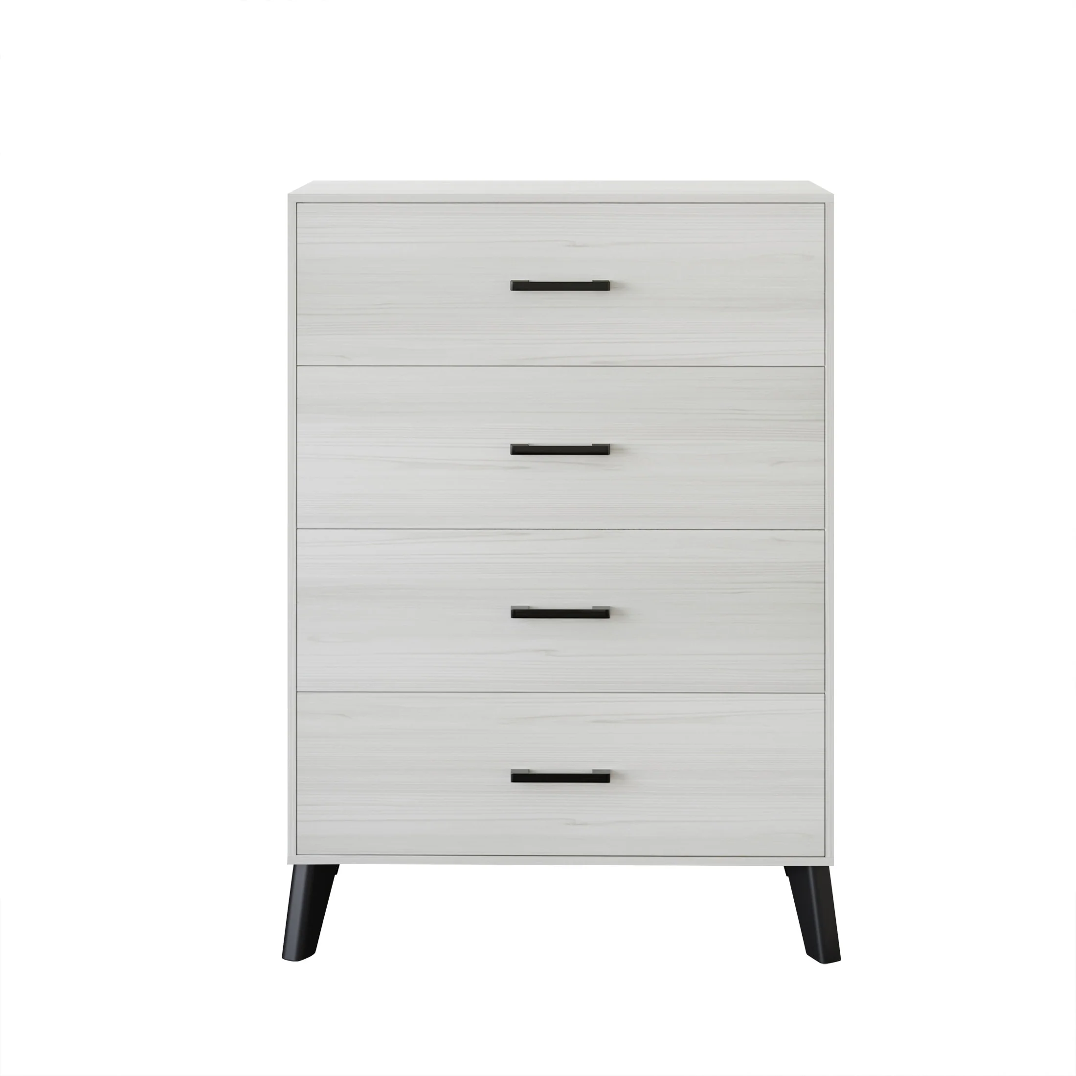 CraftPorch Classic Style 4-Drawers Wooden Chest