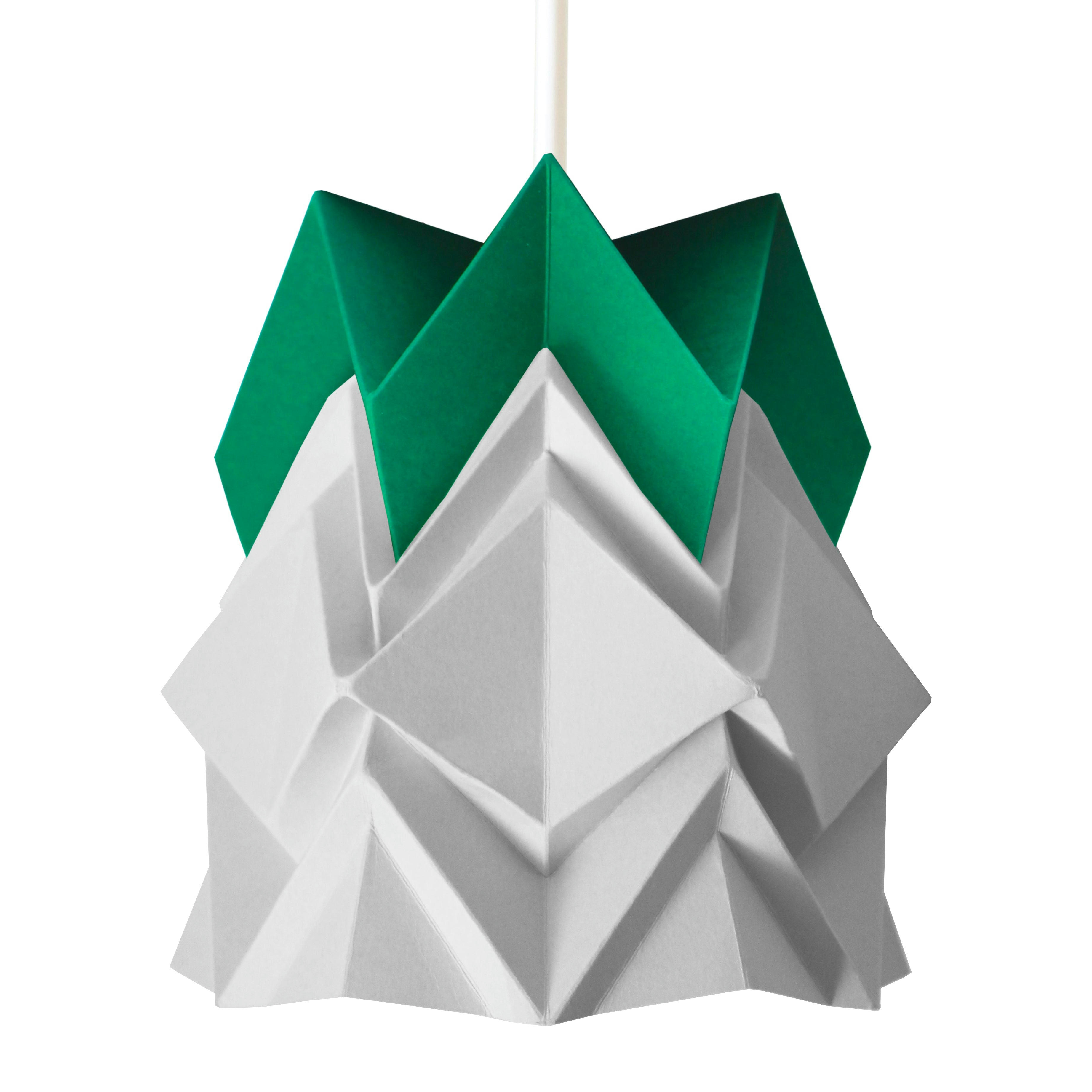 HOUSEKI - Petite suspension origami design bicolore en papier