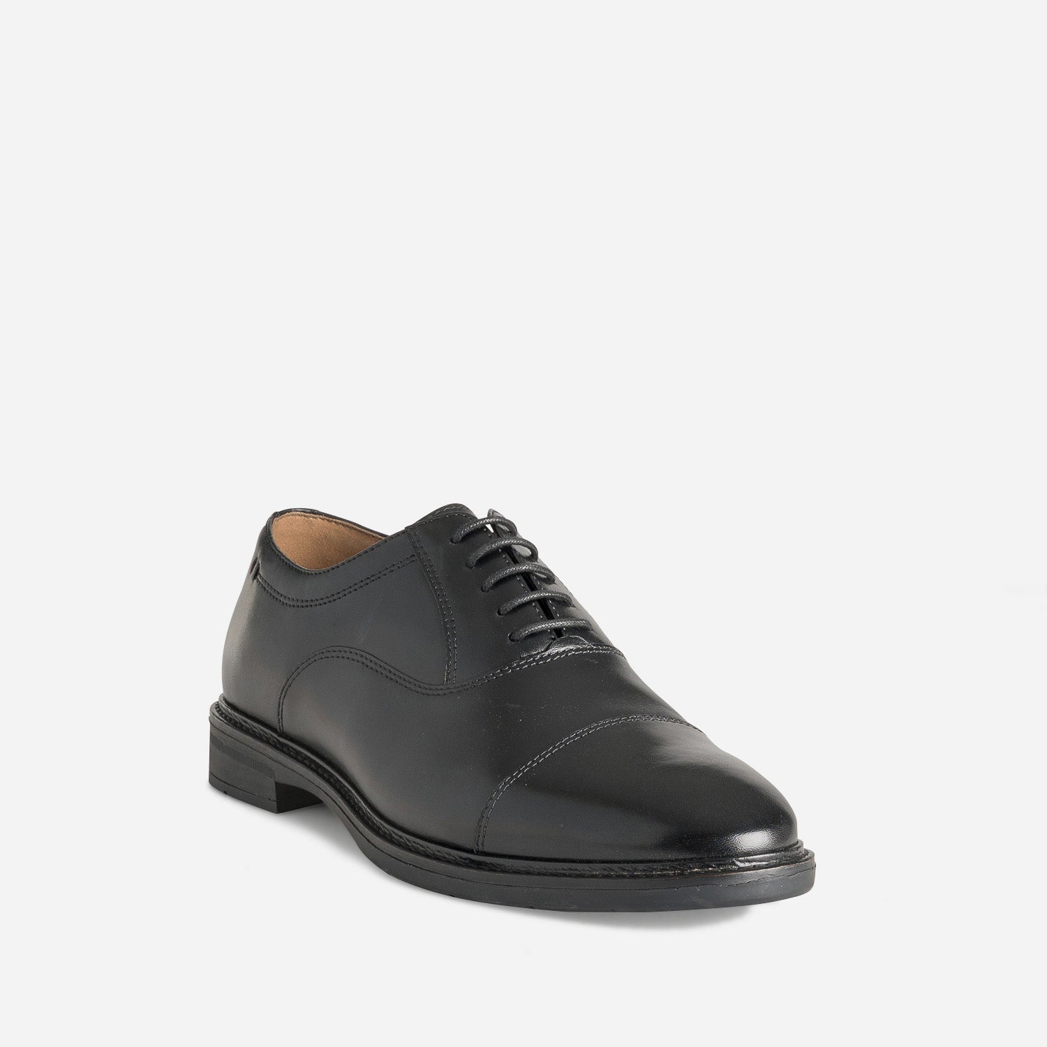 Richelieu noir cuir