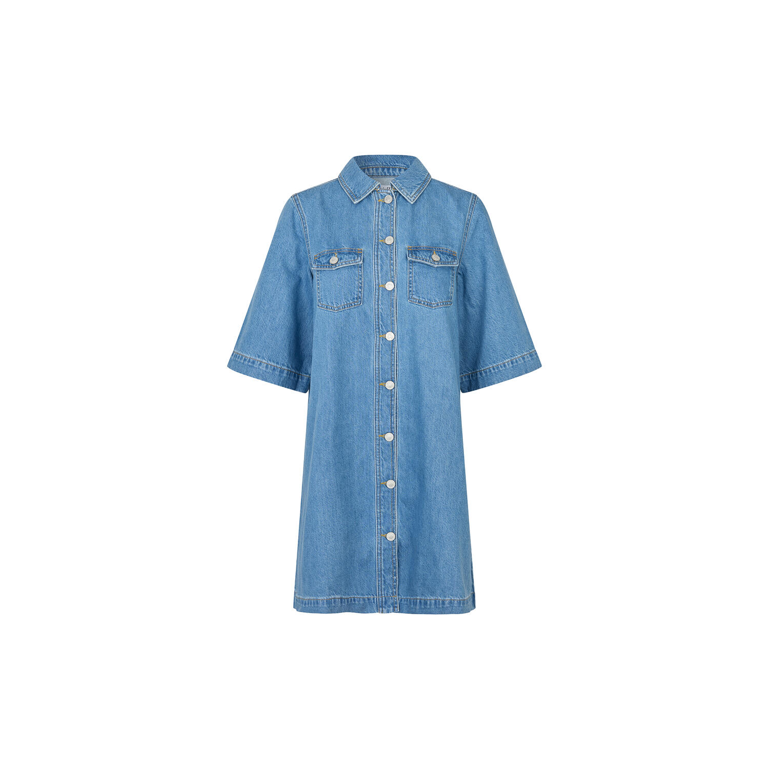 Mira-M Dress, mid vintage blue