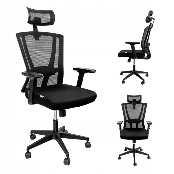 Fotel Biurowy Obrotowy Ergonomiczny Regulowany Furvero Zenith BHP