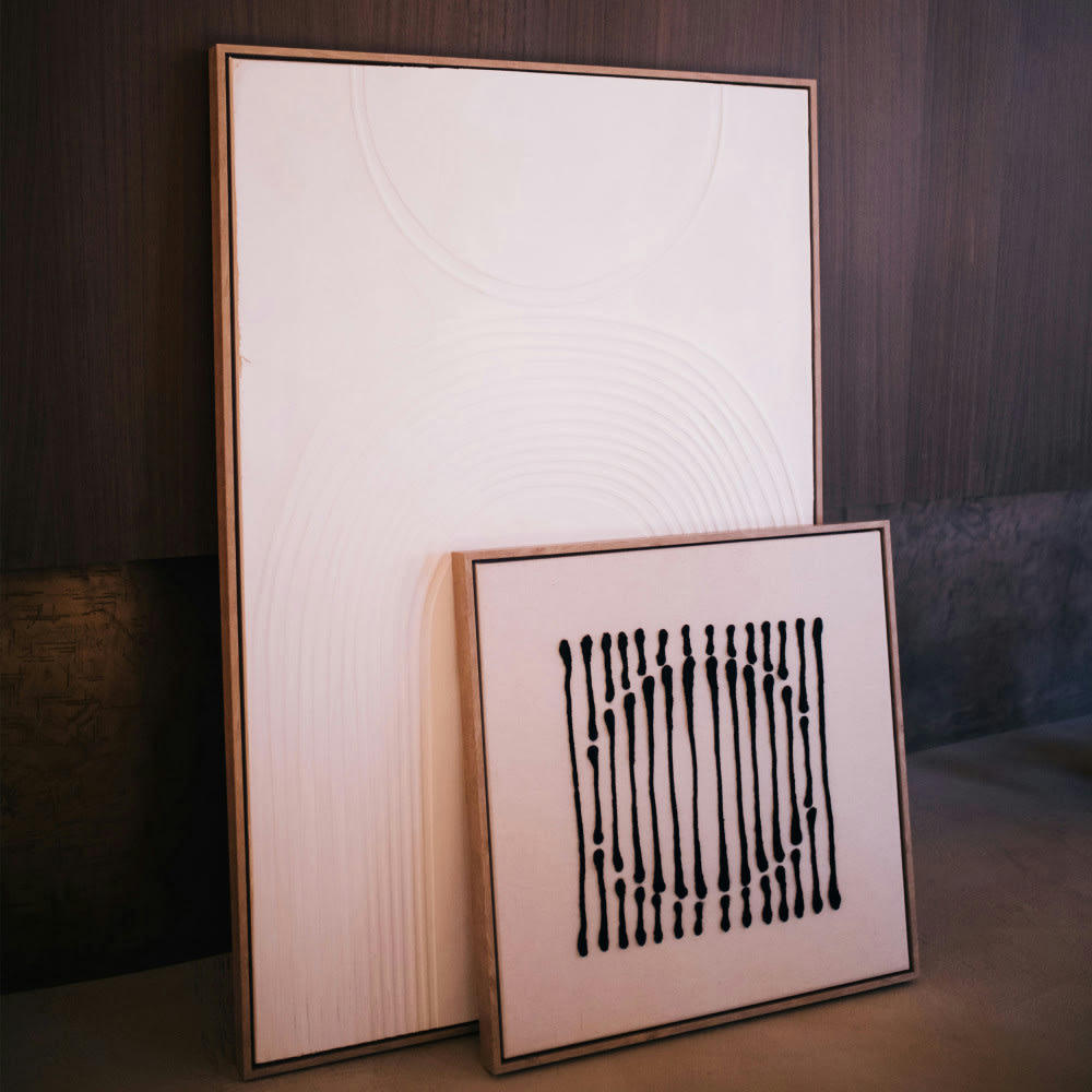 PADOVA II - Toile avec cadre blanc 83x123,5cm