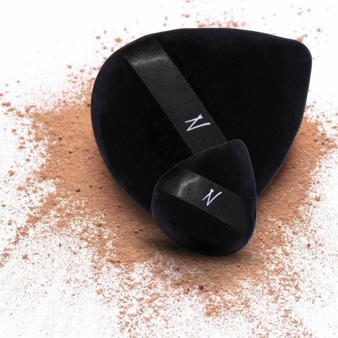 Nanshy Powder Puff for Makeup (Duo Triangle Mini   Large )