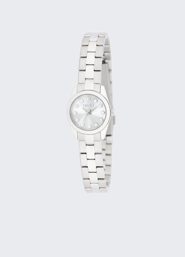 Orologio sottile in acciaio