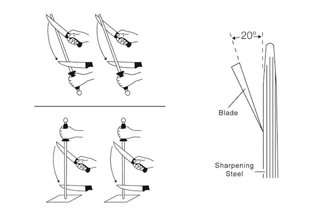 Wusthof Diamond 23cm Knife Sharpening Steel