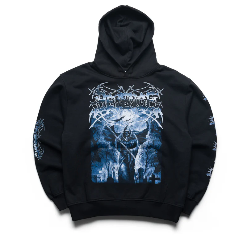 Revenge Chrome Reaper Hoodie - Black