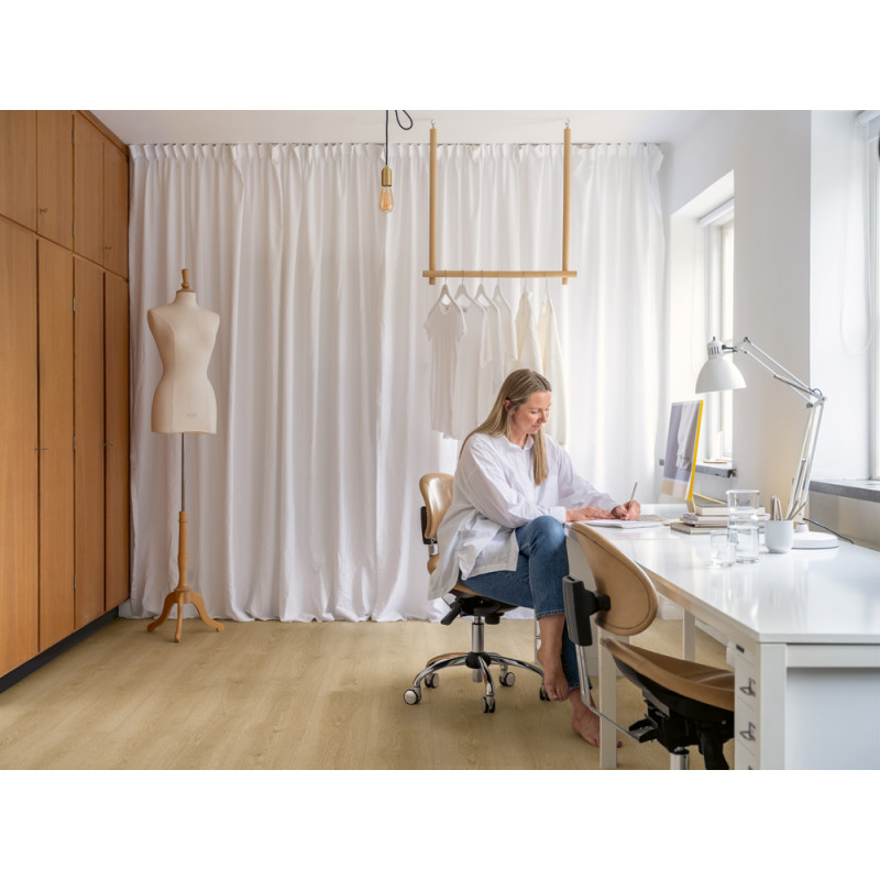 Sol en vinyle Glomma Pad Pro chêne des marais naturel 1,9 m² PERGO