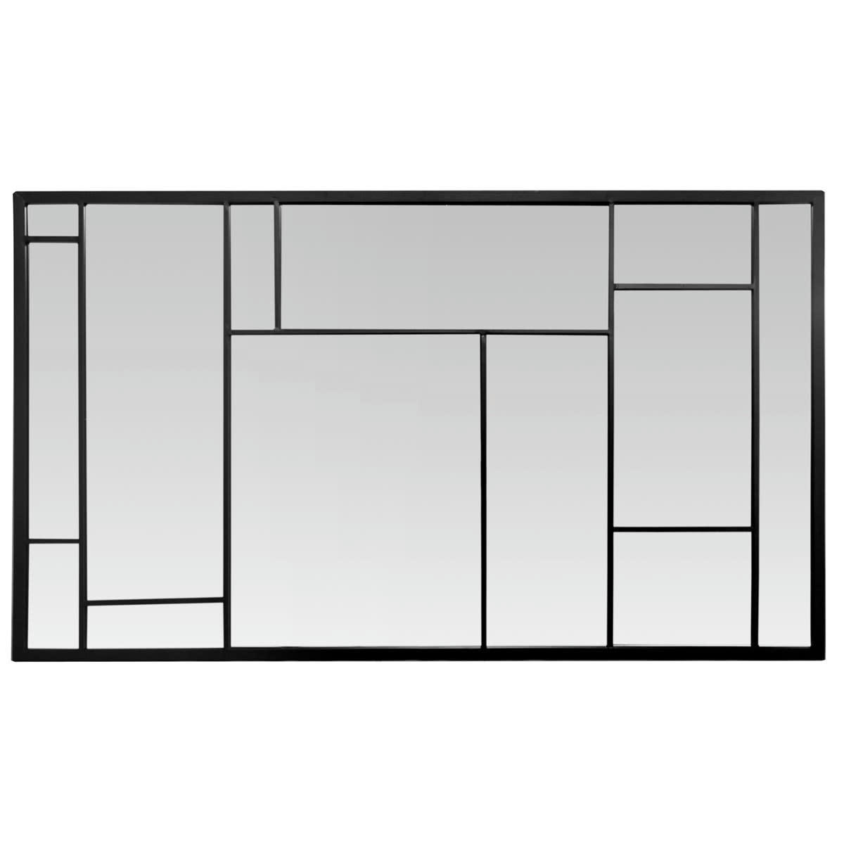- Grand miroir artiste noir 80x140cm