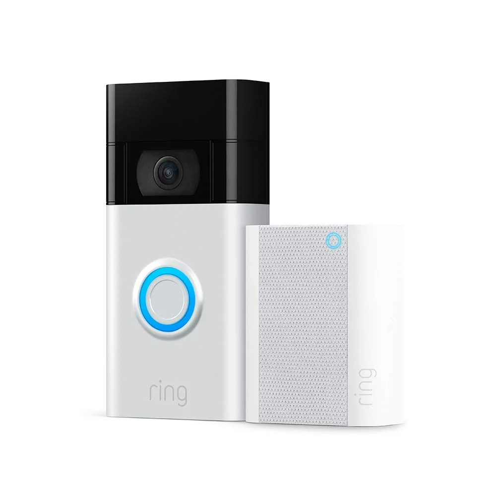 Doorbell with Ring Stick Up Cam (White) and Ring Alarm 8-piece (White)(Venetian Bronze/with Ring Stick Up Cam and Alarm 8PC)