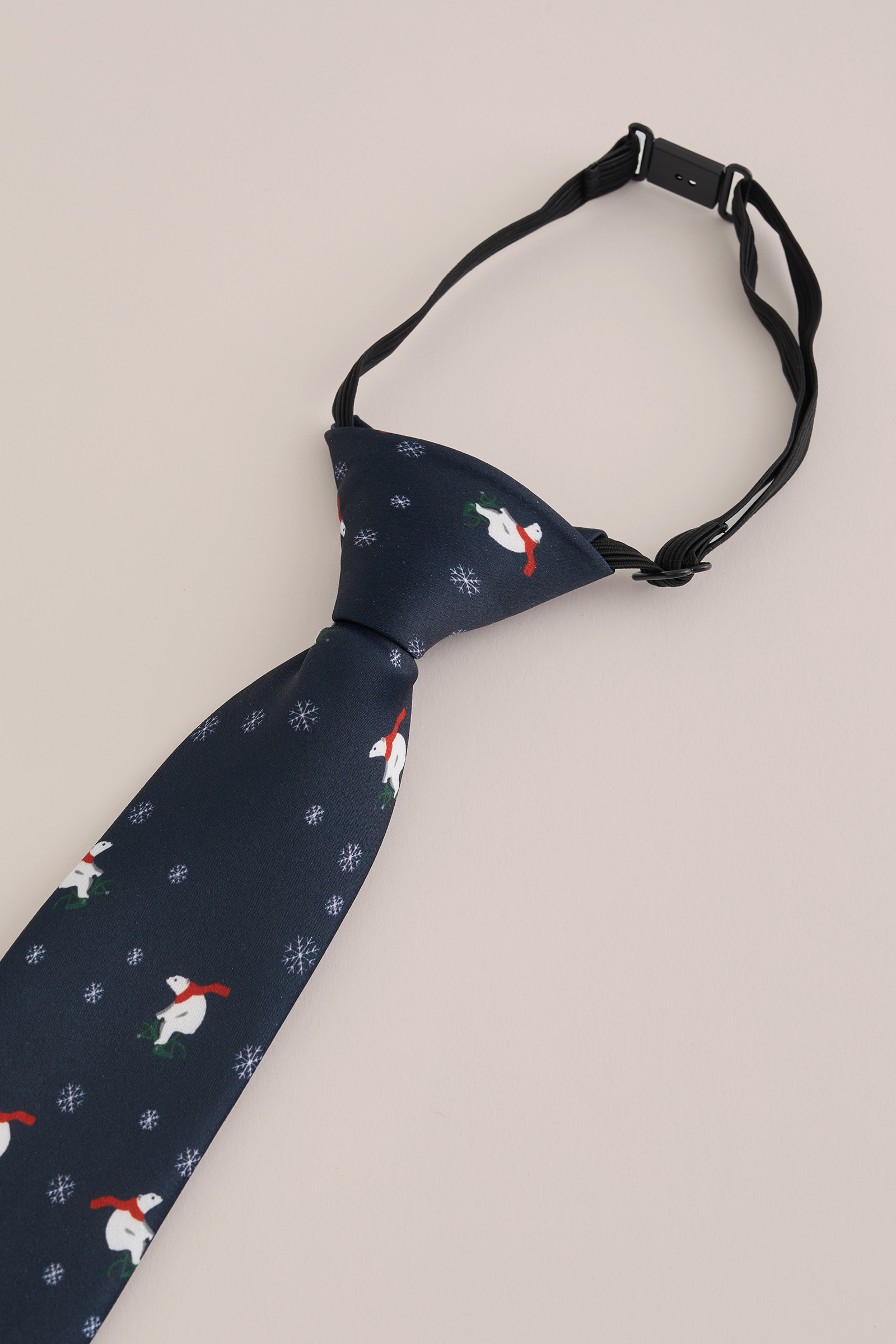 Jongens stropdas met kerstprint