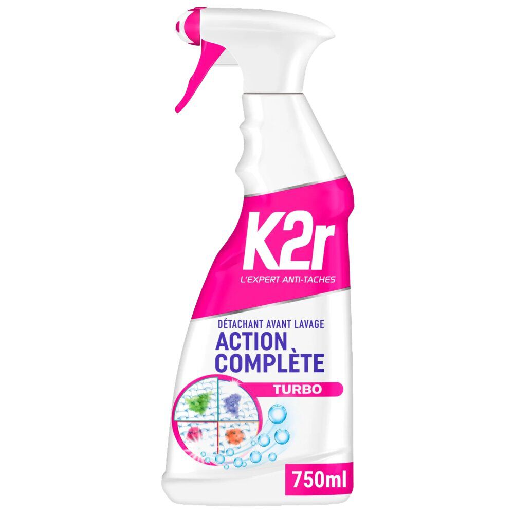 Pistolet détachant K2R textile avant lavage 750ml