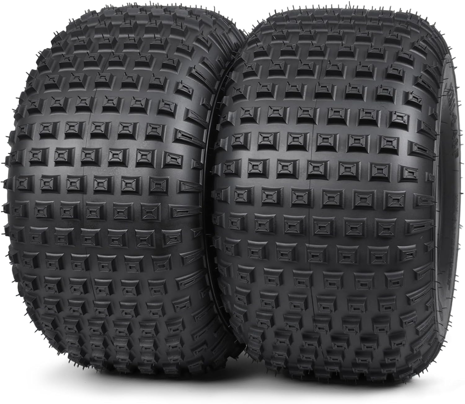 TRIPOWER 22x11x8 ATV UTV Tires 22x11-8 All-Terrain Knobby Golf Cart Tires for Trail Sand Mud Off-Road Tire, 6-Ply Tubeless, Pair of 2