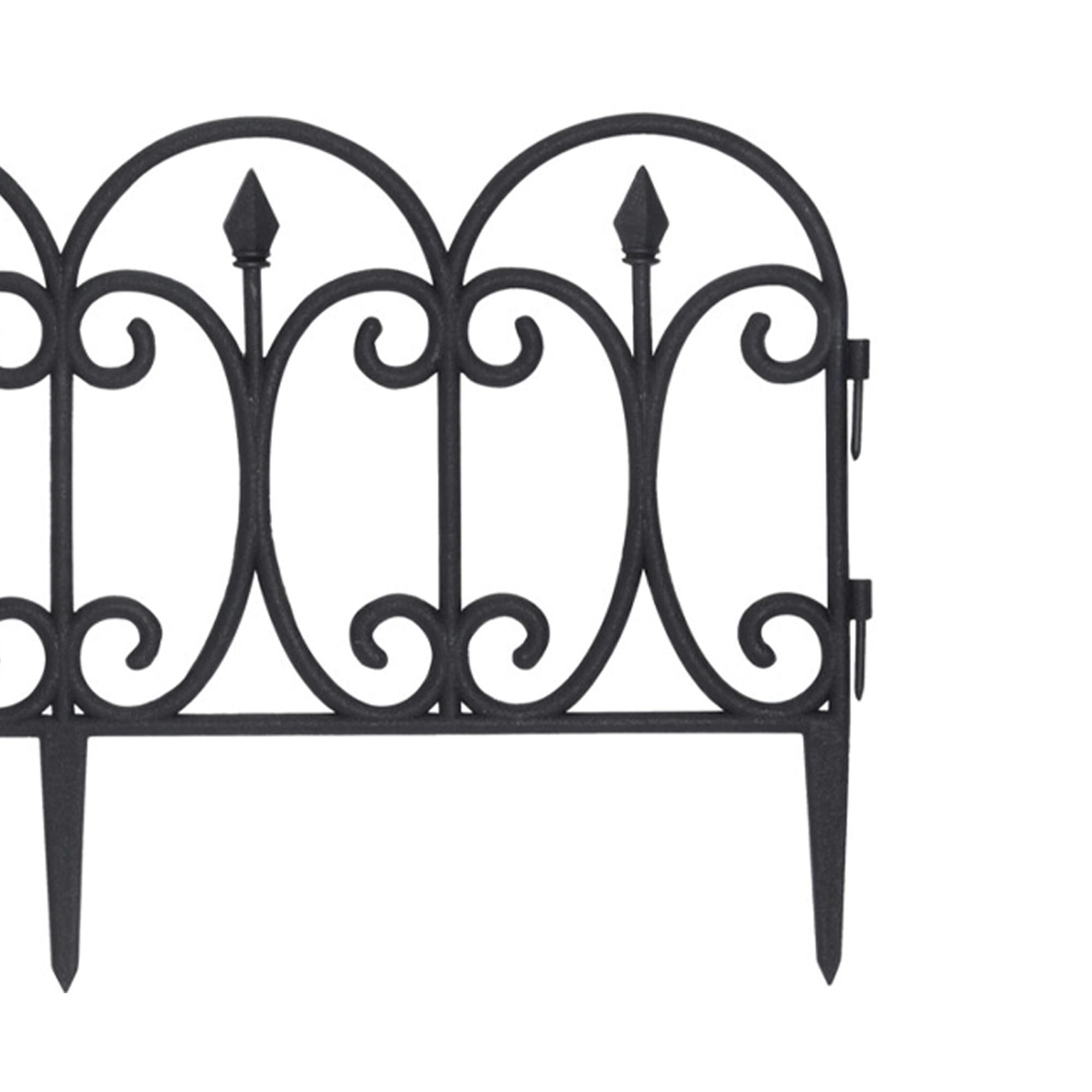 - Bordure de jardin noir - set de 4