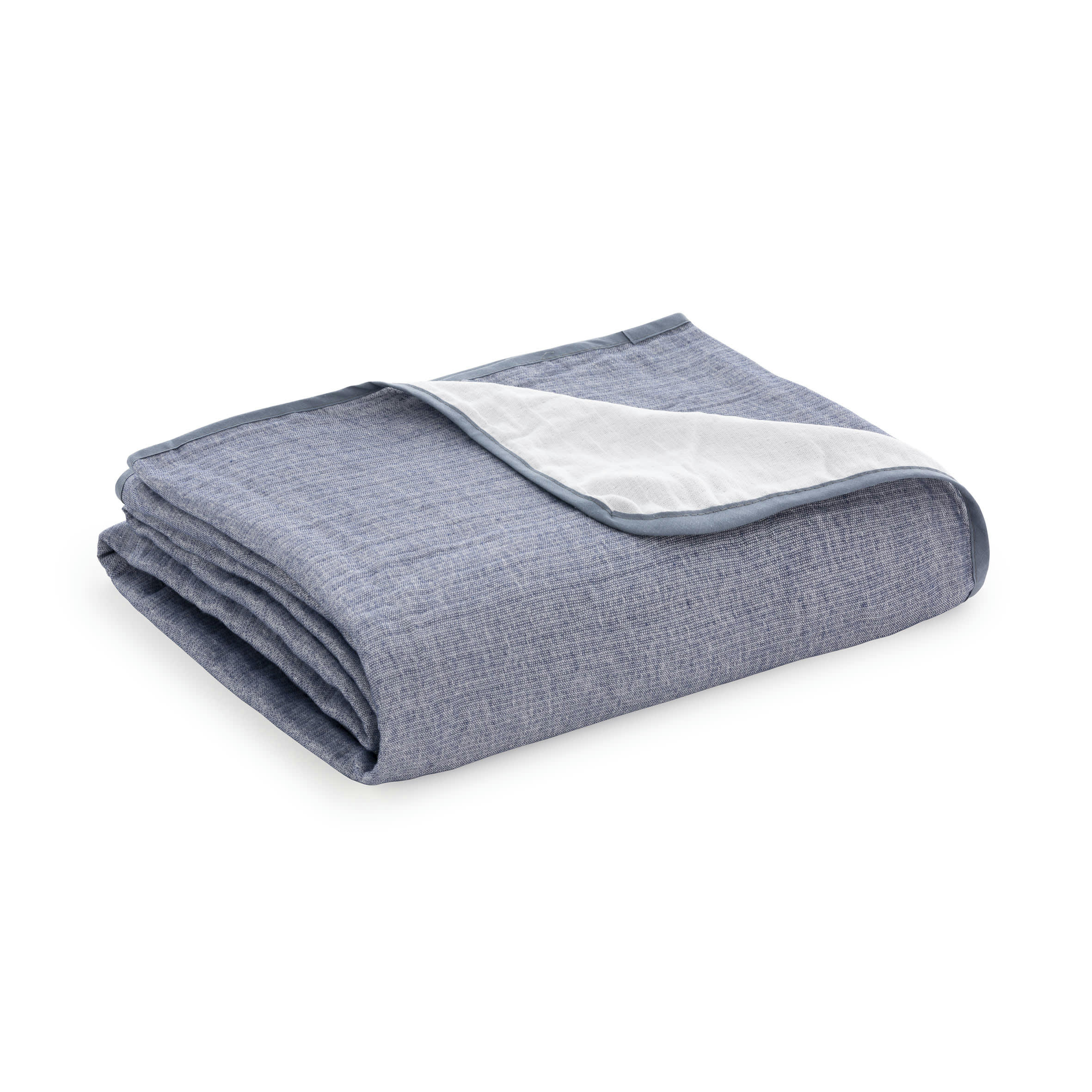AURA - Couvre lit en coton jeans 250x270