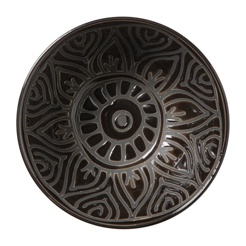 Schaaltje Amy klein - geel/blauw - &Oslash;9x4.6 cm