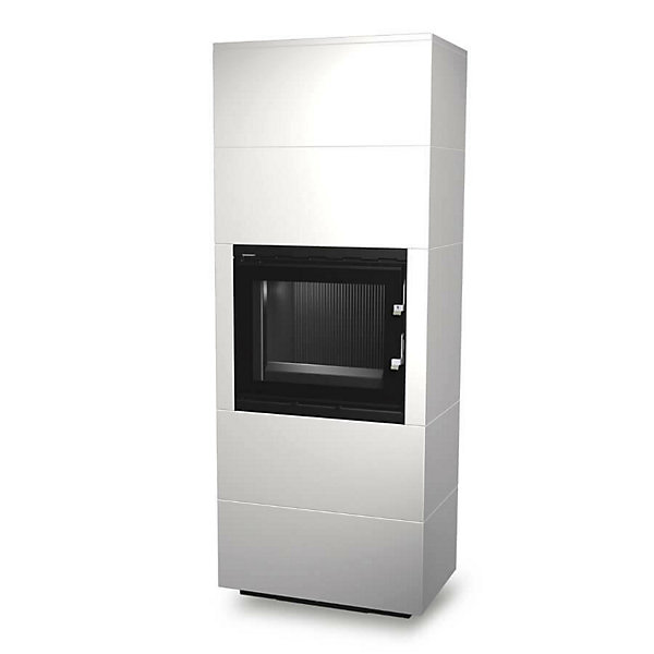 Insert de cheminée 60 B meuble blanc 2 2 70x179 CM 6 kW
