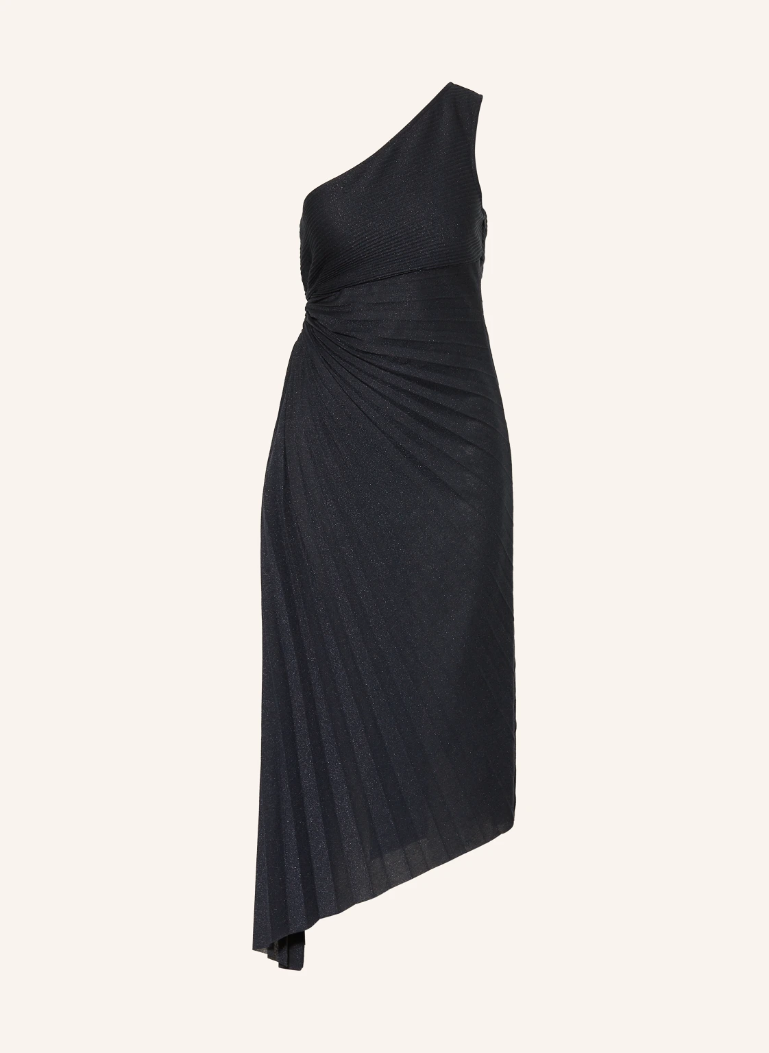 V by Vera Mont Cocktailkleid mit Plissees und Glitzergarn