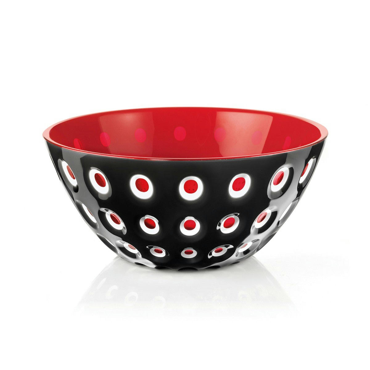 LE MURRINE - Saladier noir et rouge 20 cm