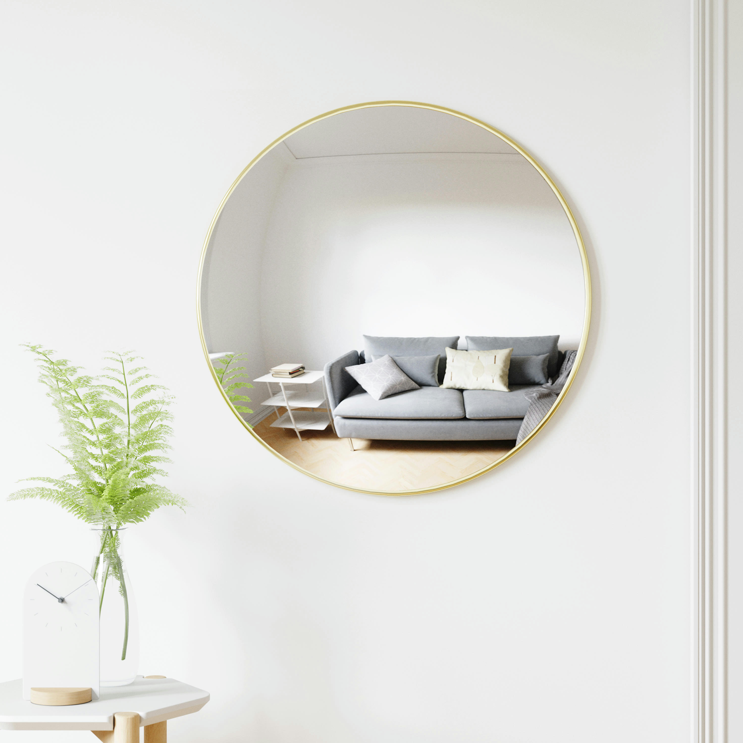 CONVEXA - Miroir convexa polypropylène gris