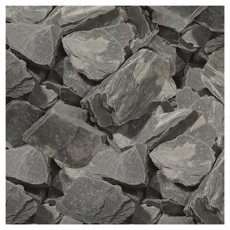 Palette 56 sacs Gravier Schiste noir 30-60 mm 20 kg COBO GARDEN