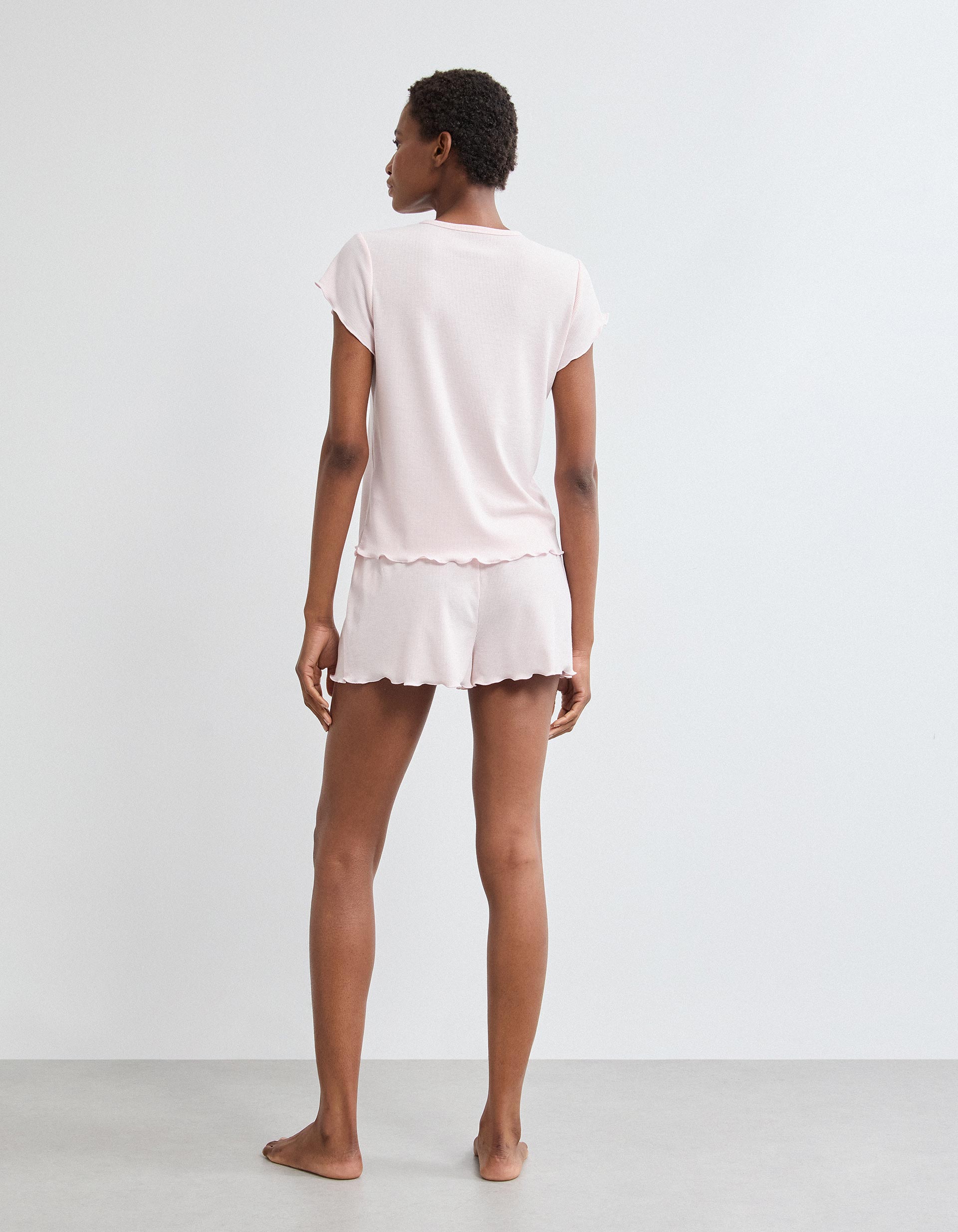 Pijama, Mulher, Rosa Claro