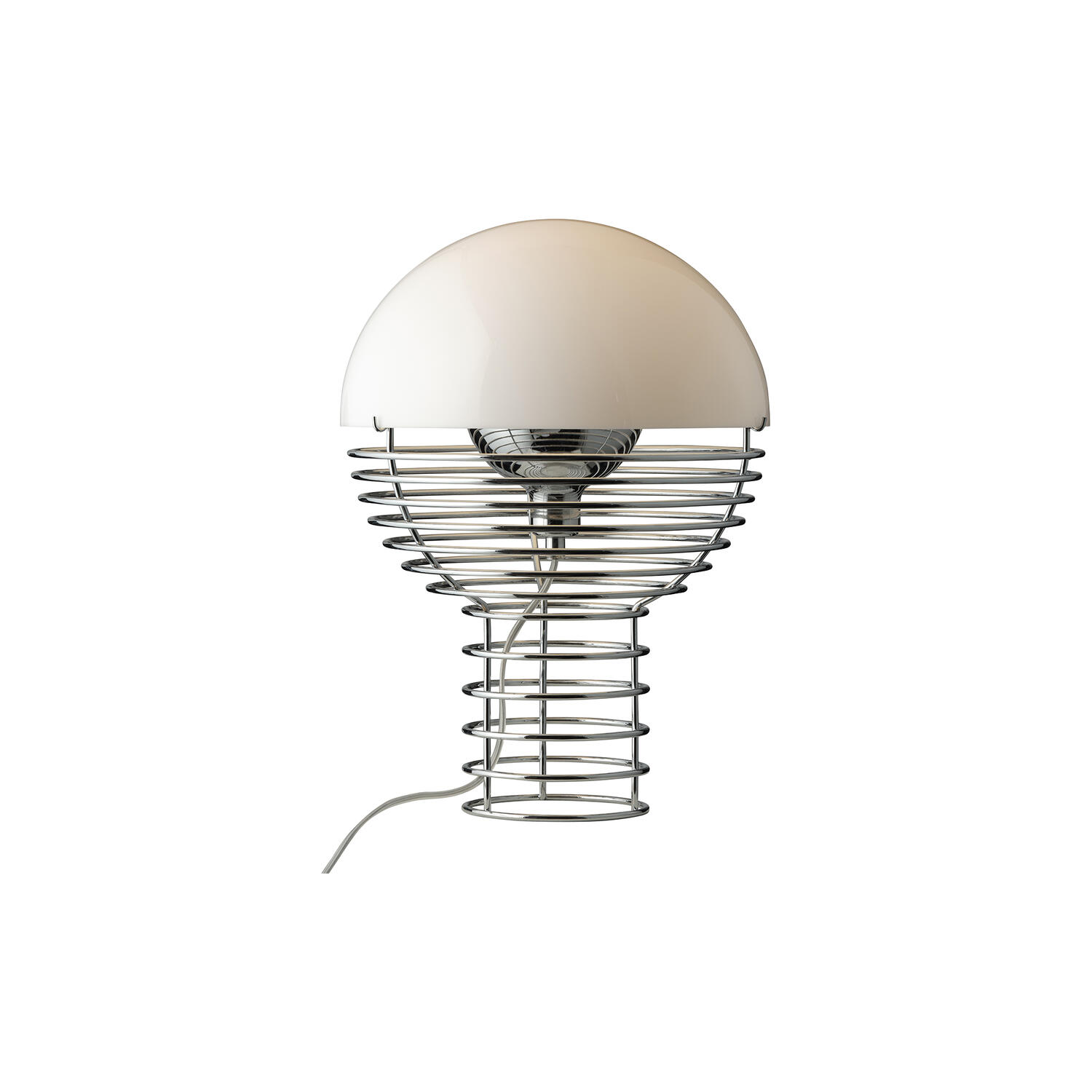 Wire bordlampe, white