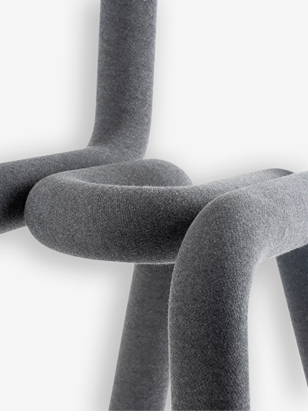 Chaise bold gris fonce - moustache gris fonce