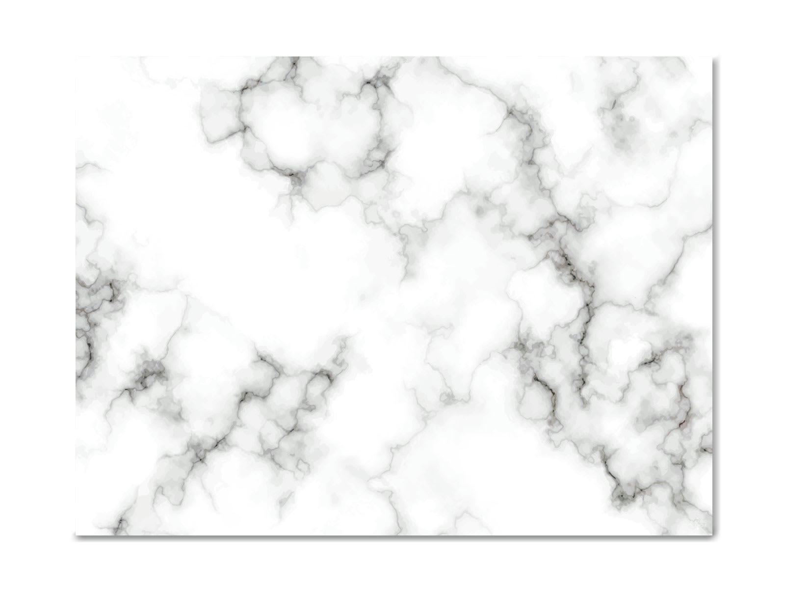 - Set de table marbre blanc 36x48cm