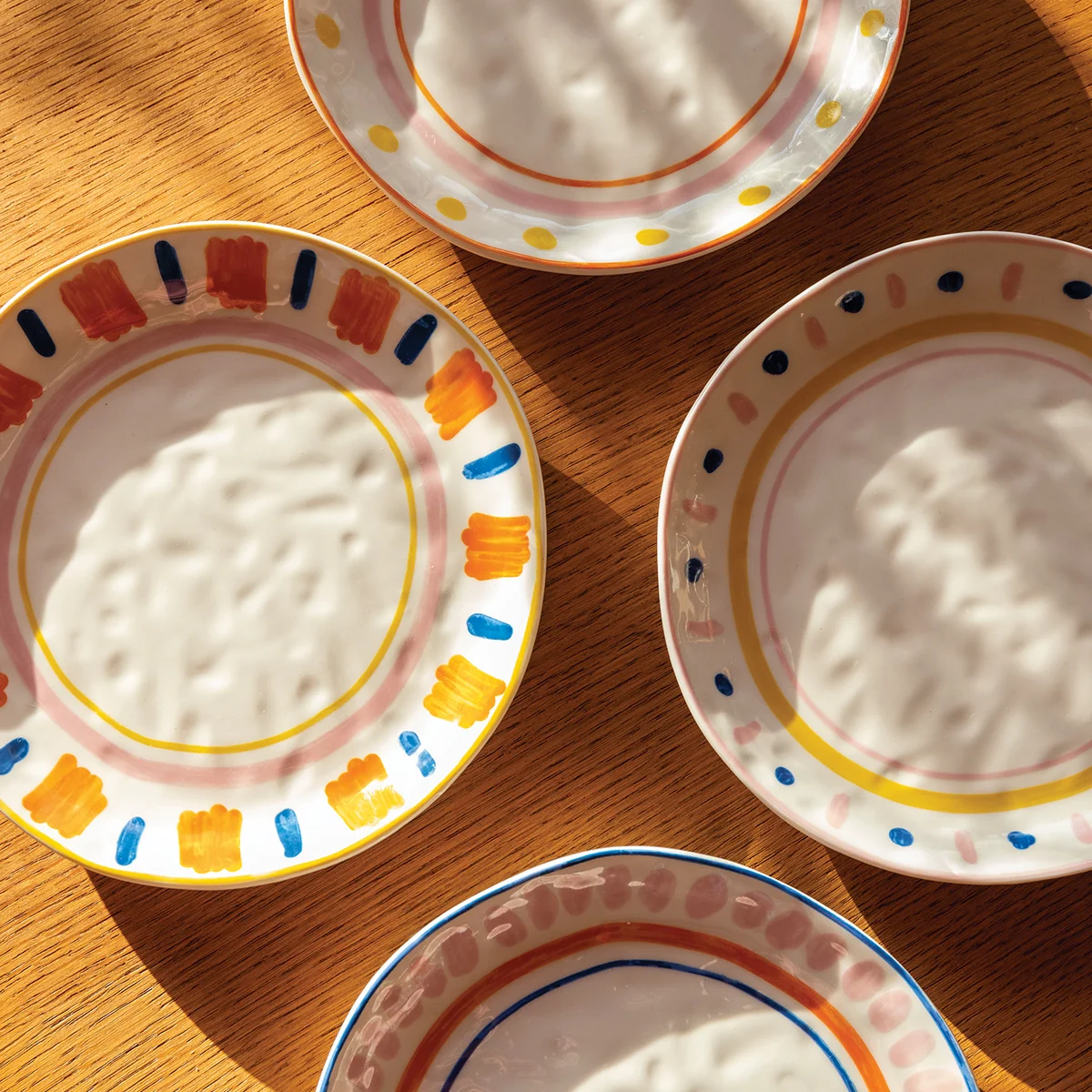&klevering - Boavista Teller Ø 21,5 cm, multi (4er-Set)