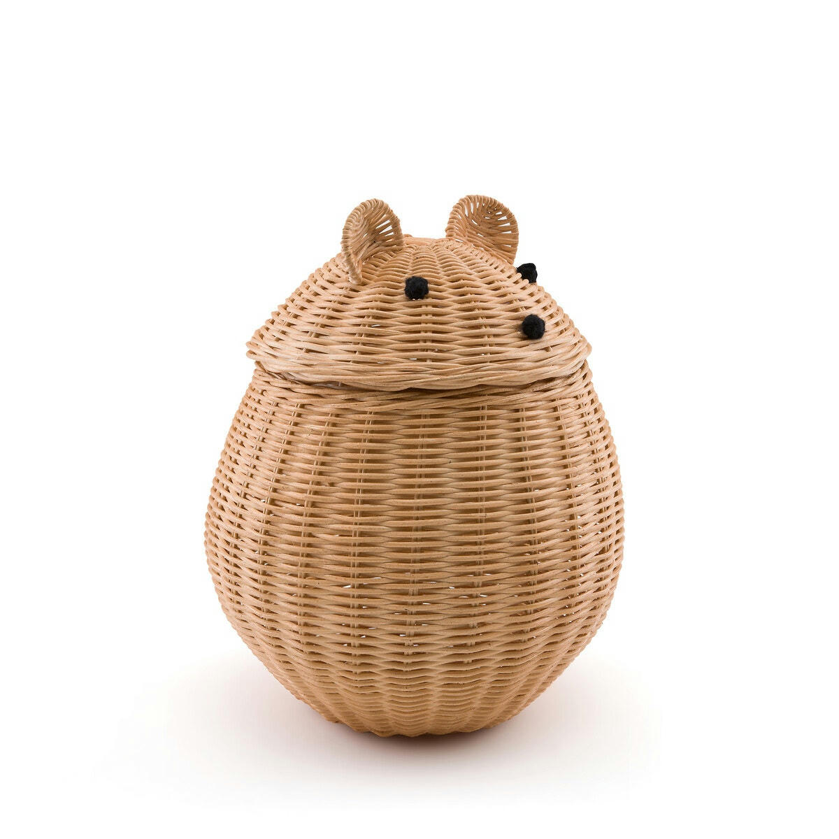 Panier enfant souris en rotin, Barnita