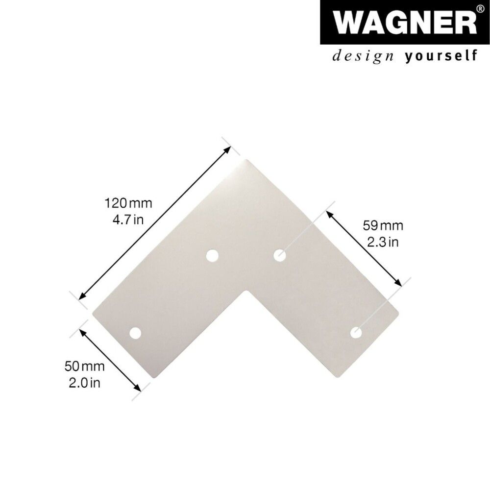 MØBELBEN WAGNER HAIRPIN 200MM LYSGRÅ