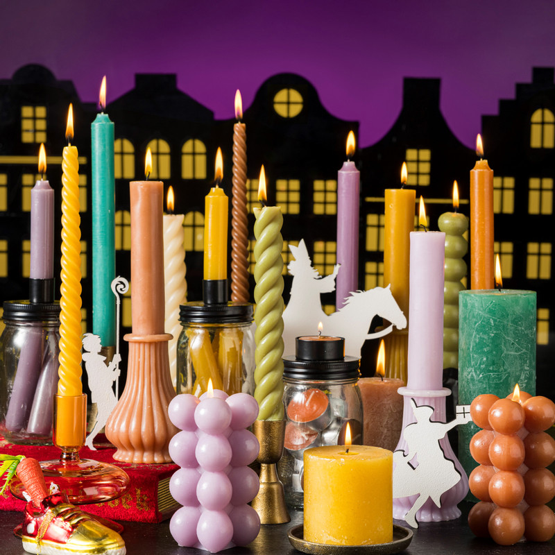 Twisted dinerkaars - terra - &Oslash;2x25 cm