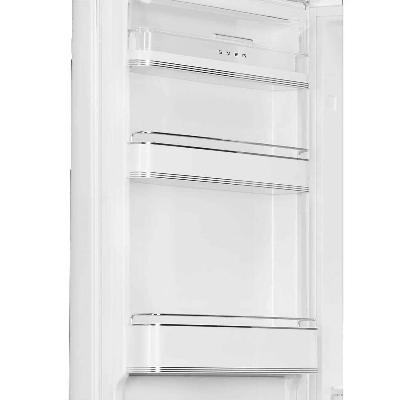 60cm 50s Style Left Hand Hinge Fridge Freezer White