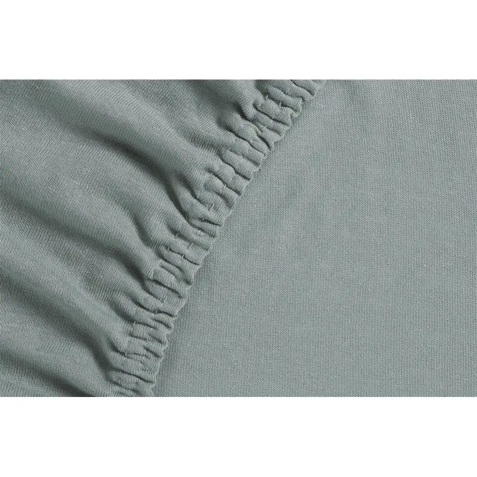 Ambiante Katoen - Splittopper Hoeslaken - 200x200/210 - Blauw