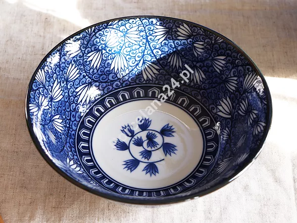 Miska do ramenu 21 cm/1,2 L Tokyo Design Studio - Hana Blue 22267