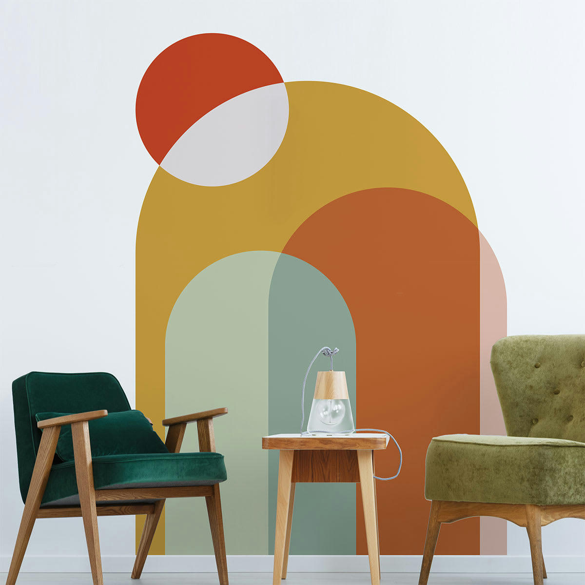 - Papier Peint arches du crépuscule 250x120cm