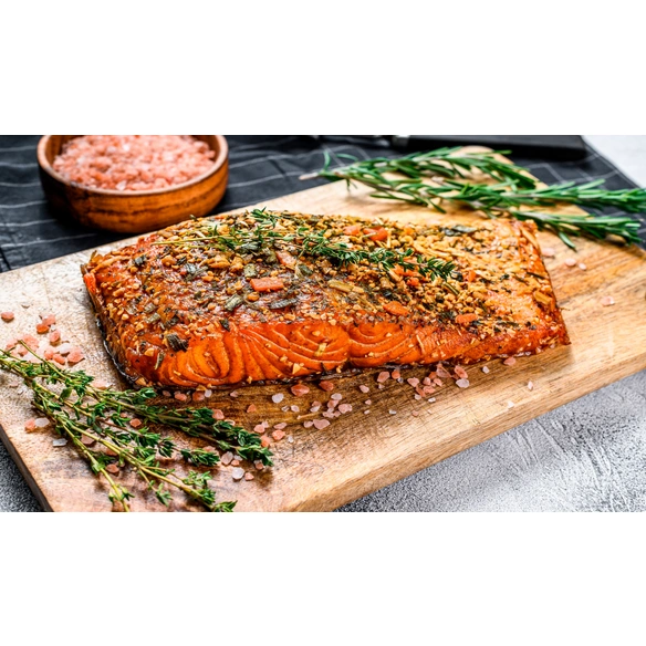 Räucherbrett, KirschHolz, für Fleisch, Fisch, Geflügel