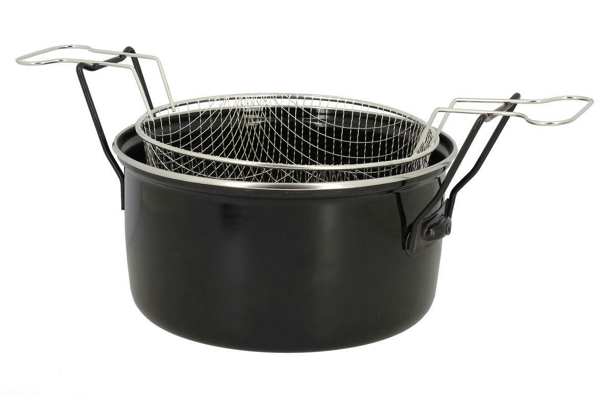 - Friteuse du nord en acier émaillée Ø28cm