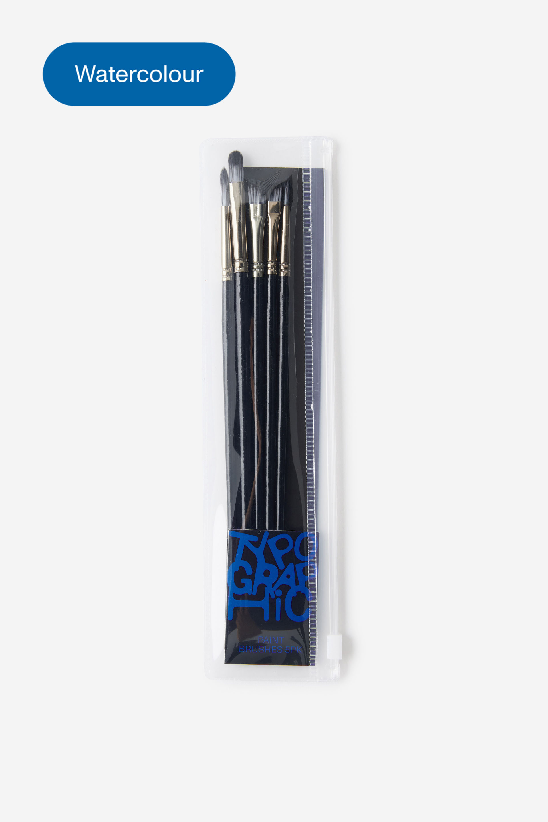 Gouache Paint Brushes 5Pk