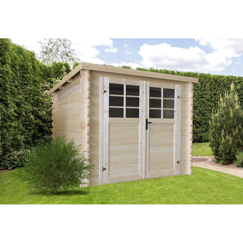 Abri de jardin en bois Moderne 28 mm 2,38 x 2,38 m SOLID