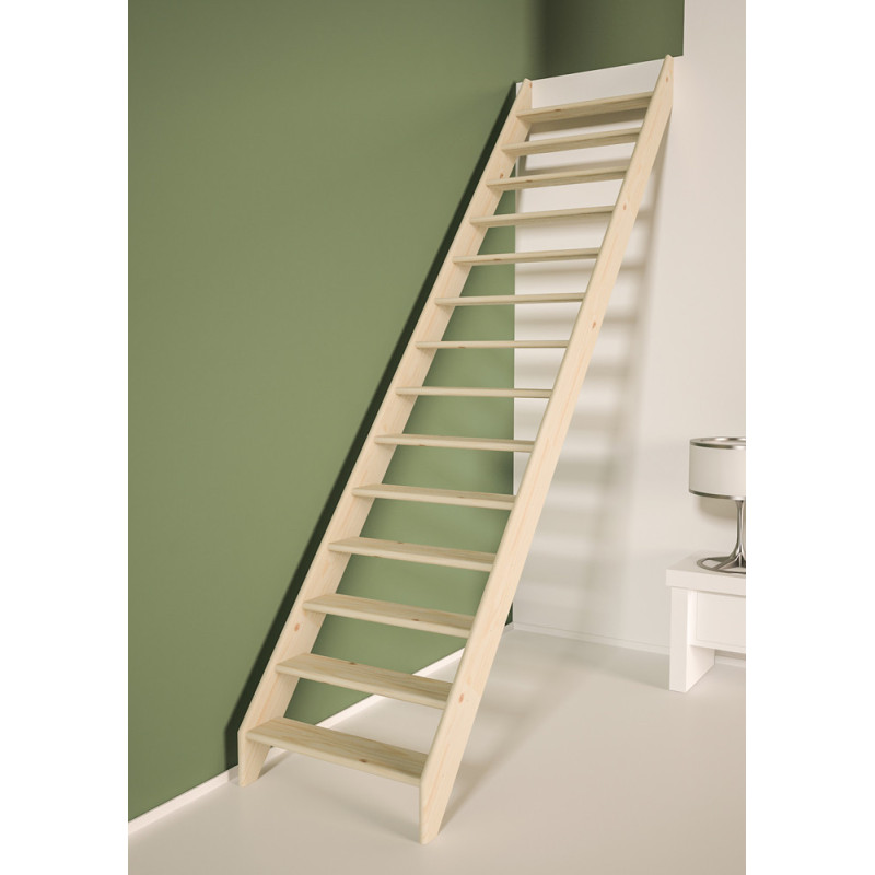 Escalier de meunier en bois Cottage Large 300 x 80 cm SOGEM