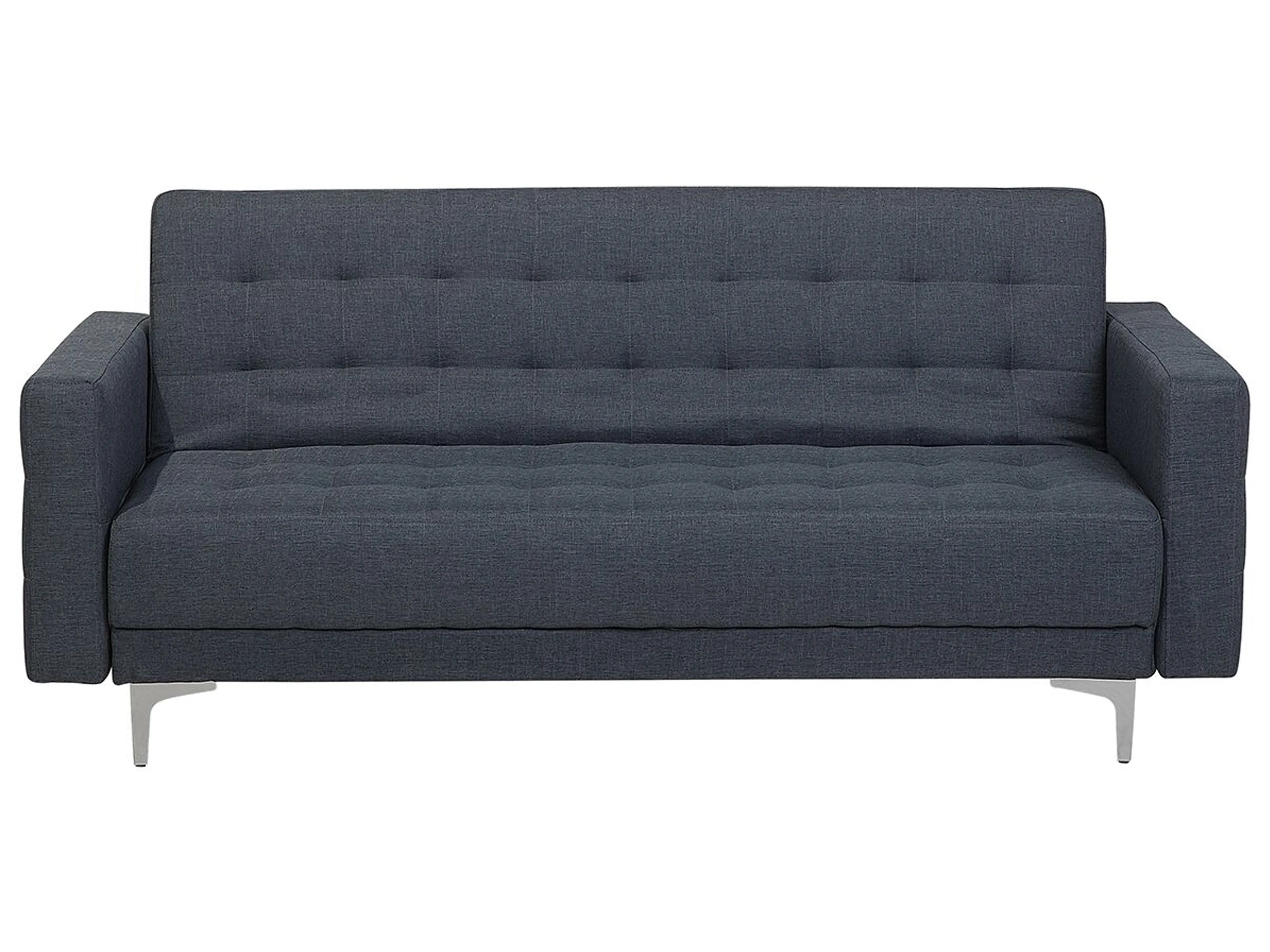 Ottoman ABERDEEN Fabric Dark Grey