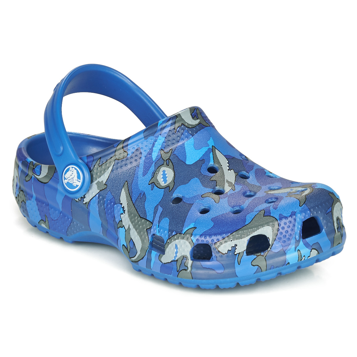 Crocs - CLASSIC SHARK CLOG - Blue