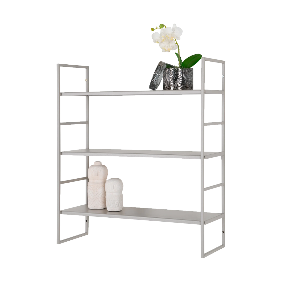 Artichok Sebas Metalen Wandrek Lichtgrijs