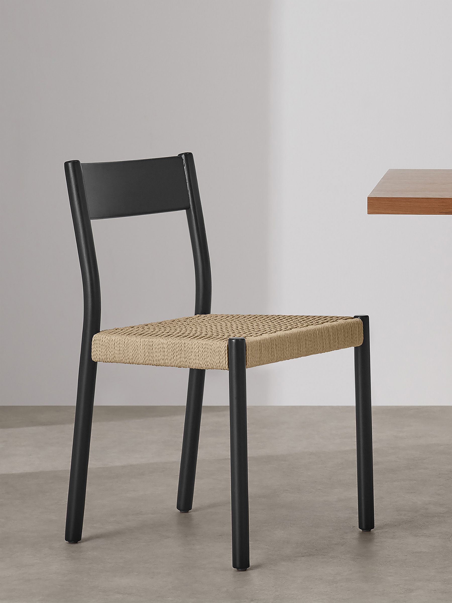 Set of 2 Black Rhye Dining Chairs