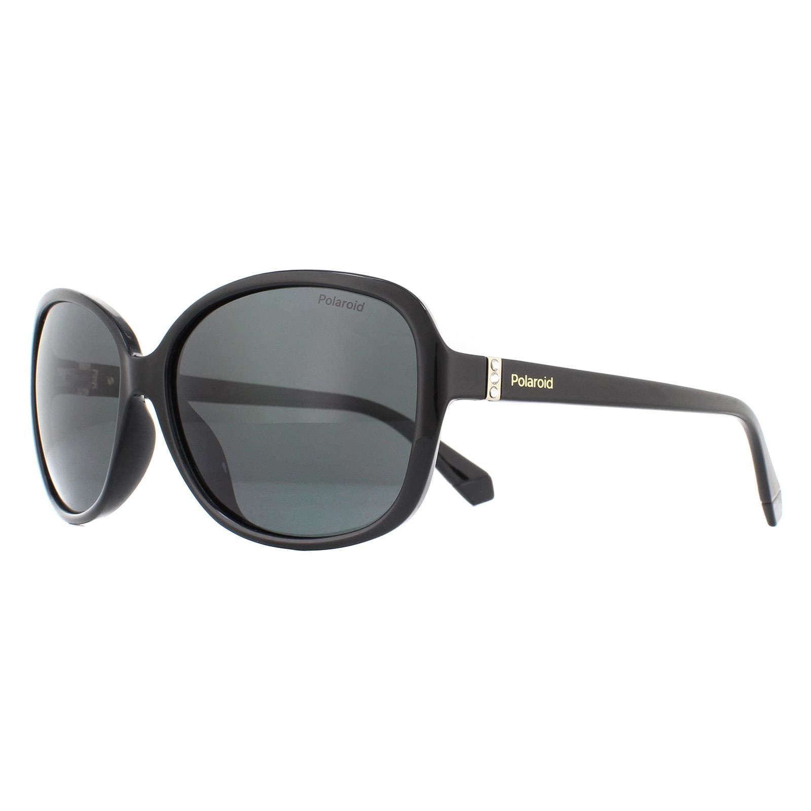 Polaroid Fashion Black Grey Polarized Sunglasses