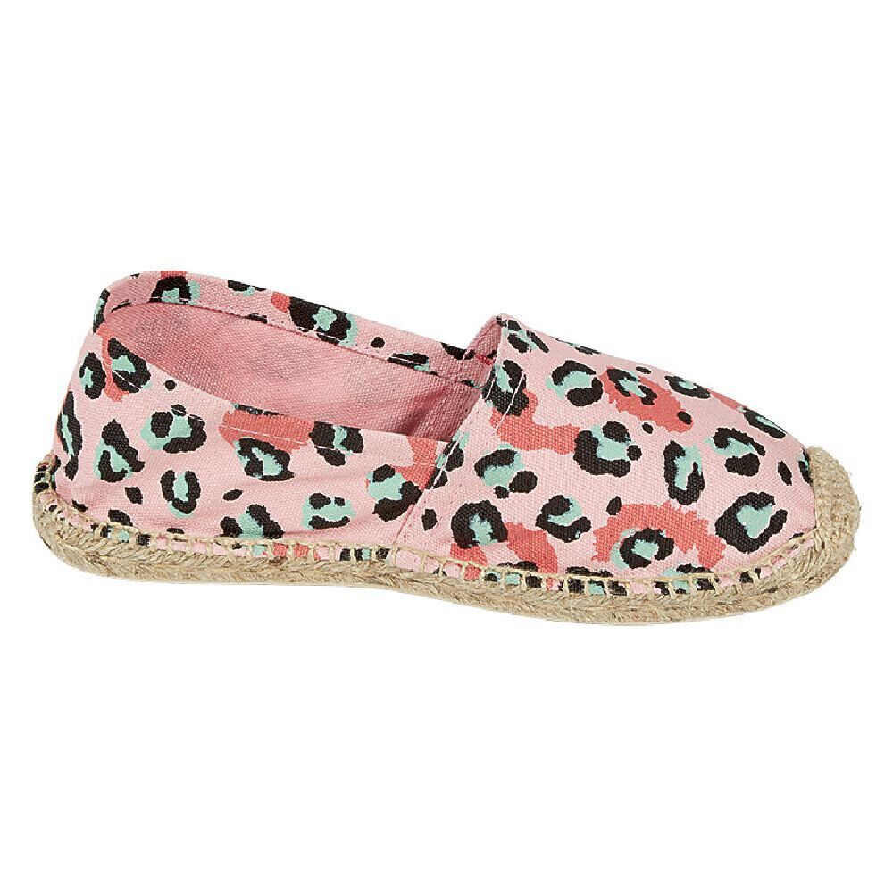 Espadrilles Femme imprimé léopard rose T36/40