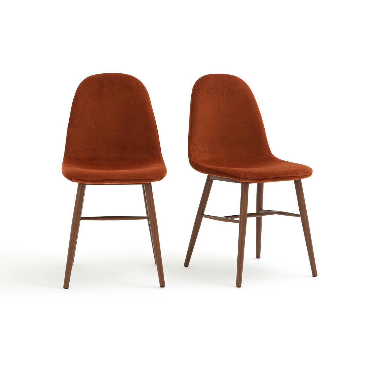 Lot de 2 chaises velours, Polina